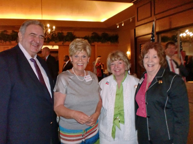 Richard Shugarman, GOP Chair Anita Mitchell, Bette Anne Starkey, Fran Hancock